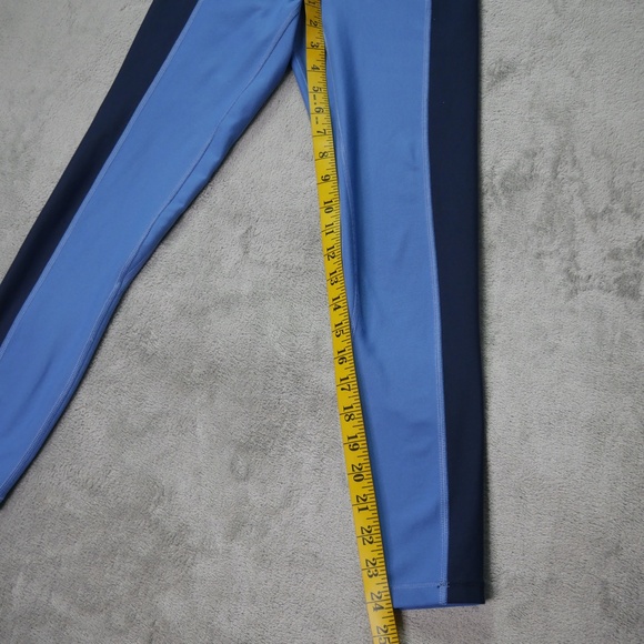 A&F YPB SculptLux Ultra High Rise 7/8 XS Short Blue Colorblock Athletic Leggings - Picture 9 of 12